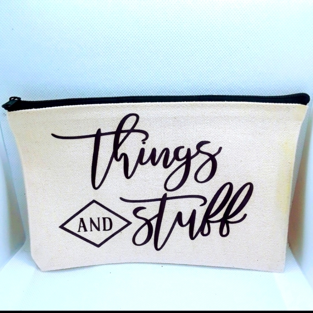 Things and Stuff Custom Makeup Bag
